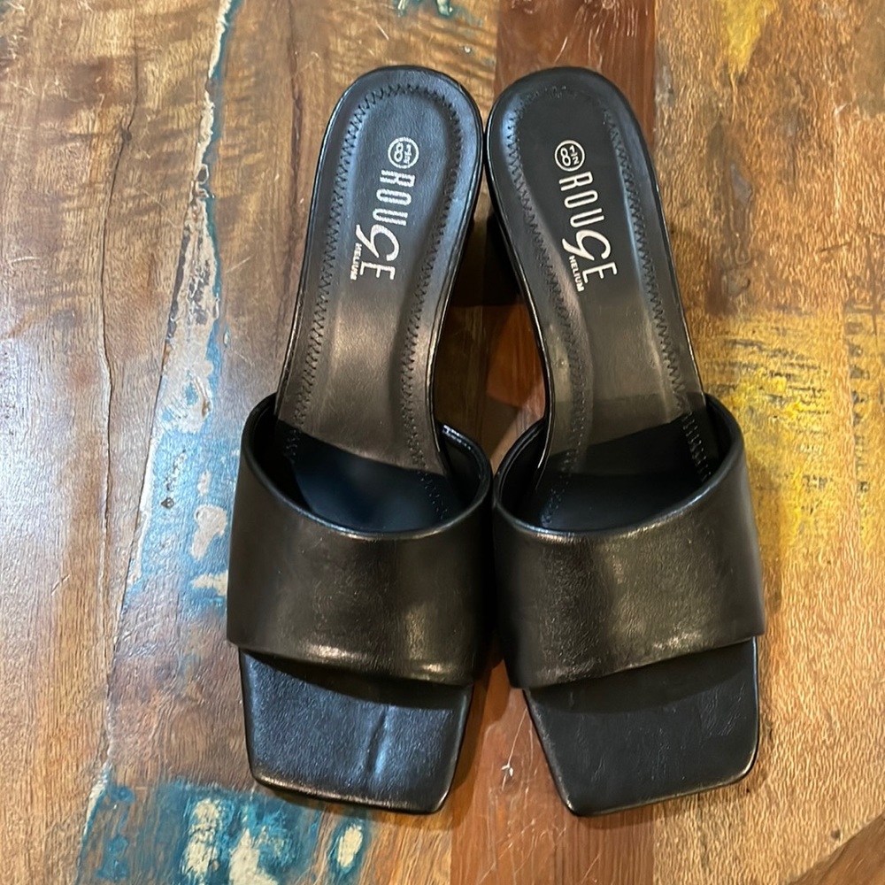 Black heels.
